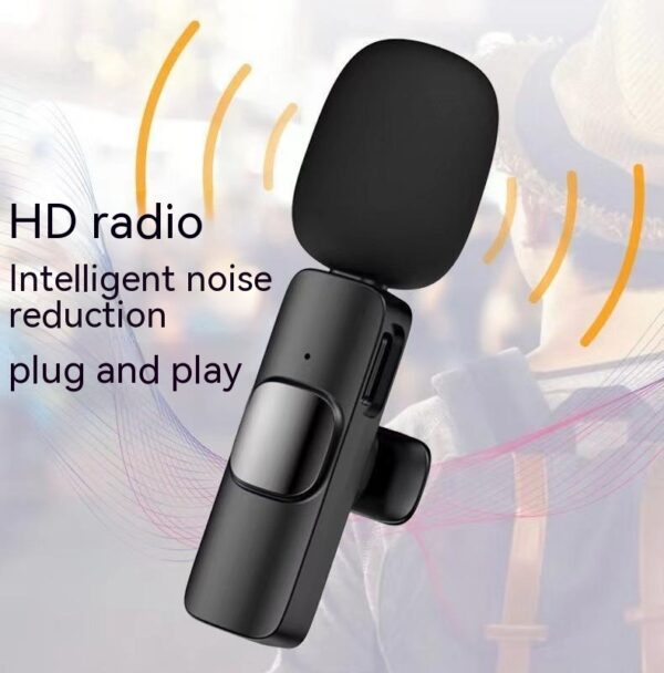 Wireless Collar Clip Microphone Intelligent Noise Reduction - Image 5