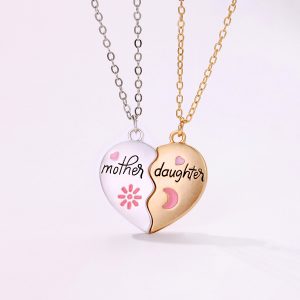 Mother Daughter Parent-child Suit Alloy Dripping Magnetic Pendant