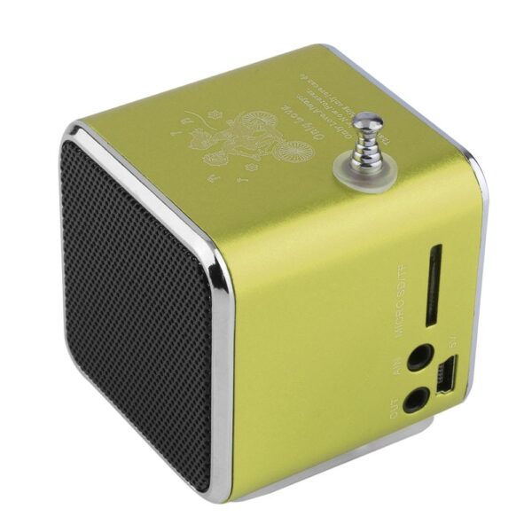 TD-V26 Portable Speaker Mini FM Radio Receiver MP3 Music Player LCDMicro SD TF Music - Image 5