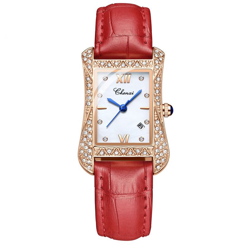 Women Wrist Watch Irregular Dial Diamond