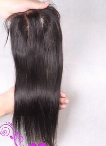 Curtain Hair Weft With Closure