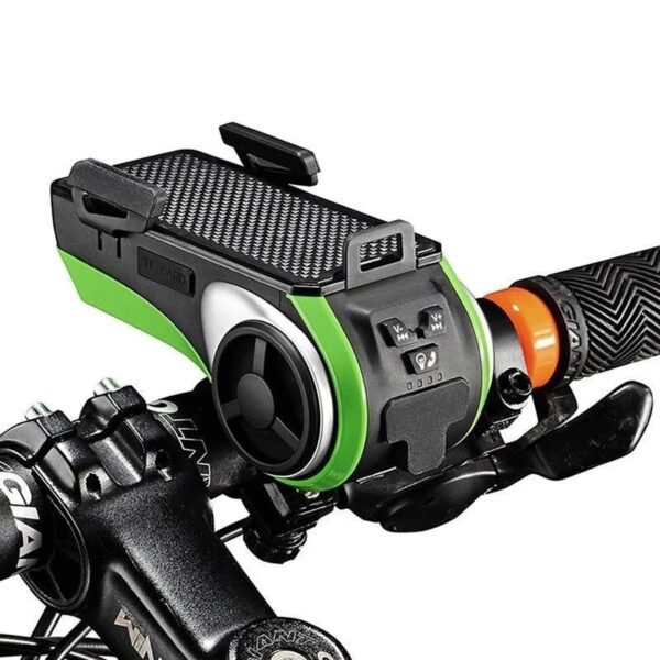 5 In 1 Double LED Bicycle Light Bluetooth Audio MP3 Player Speaker
