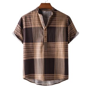 Loose Cotton And Linen Casual T-shirt