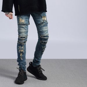 Shredded jeans
