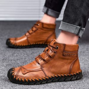 Leather shoes for men