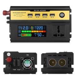 1000W2000W12V Smart Display Car Inverter