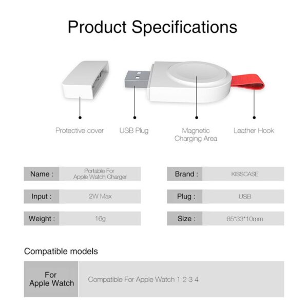 Watch Portable Adapter Wireless Charger - Image 6