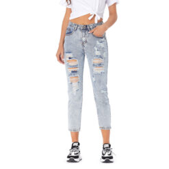 Women's Ripped Spring Casual Loose Jeans