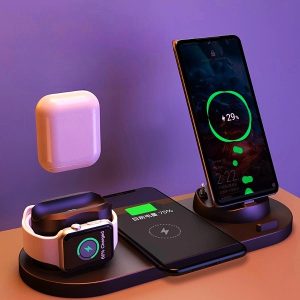 Fast Charger For Phone 6 In 1 Charging Dock Station