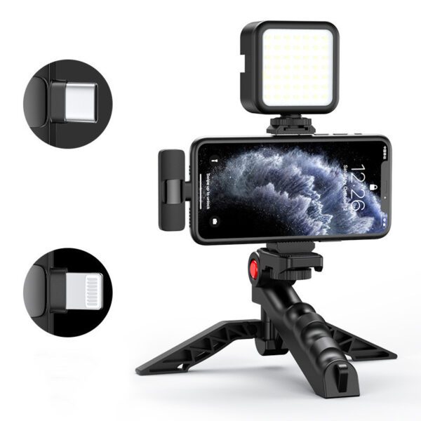 Fill Light Microphone Desktop Tripod Mobile Phone - Image 2