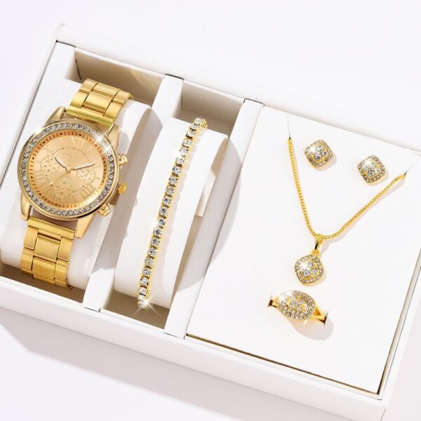 Luxury All March Diamond Big Rhinestone Women's watch - Image 8