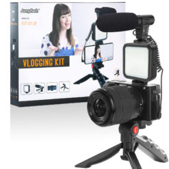 Anchor Outdoor Live Mobile Phone Camera Suit With Lamp Tripod Microphone