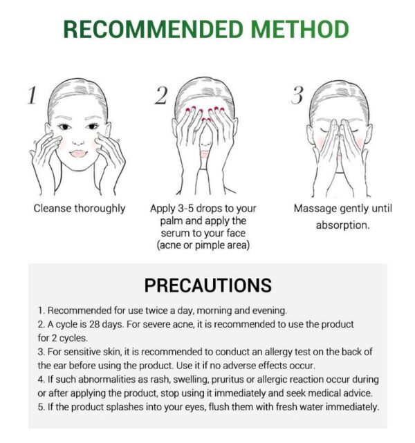Acne Treatment Serum Facial Repair Oil - Image 5