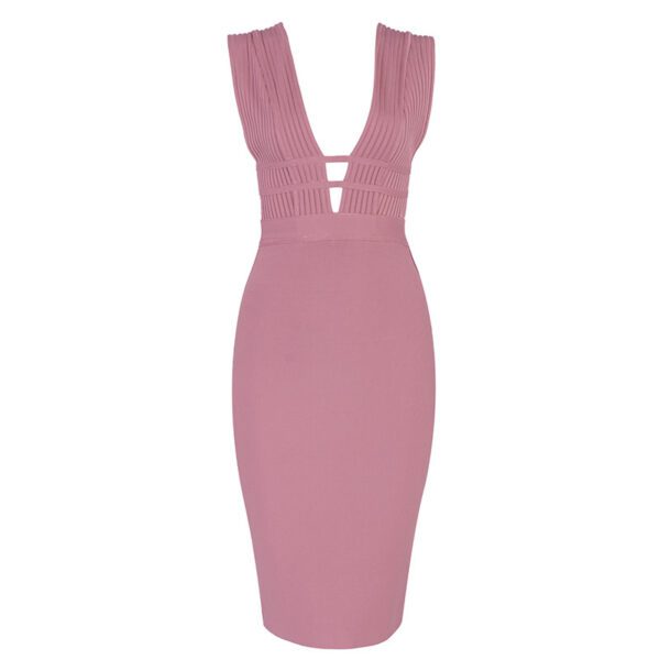 Sleeveless backless sexy bandage dress - Image 6