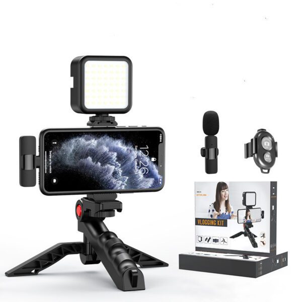 Fill Light Microphone Desktop Tripod Mobile Phone - Image 3