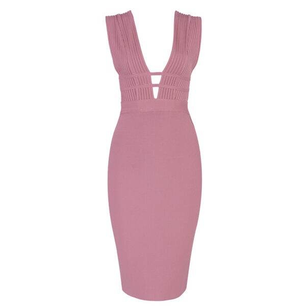Sleeveless backless sexy bandage dress - Image 3
