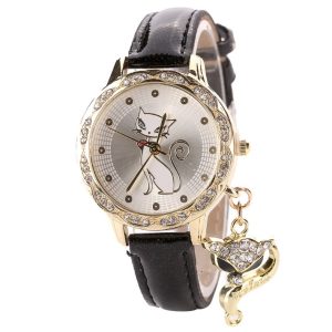 Fashion Cute Cat Pattern watch bracelets