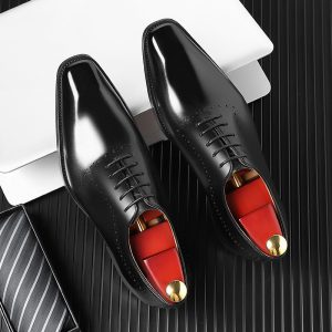 Men's Leather Business Casual Shoes