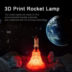 3D Print Rocket Space Shuttle Lamp