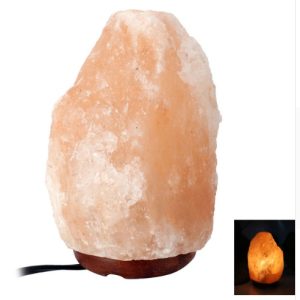 Crystal salt lamp socket lamp