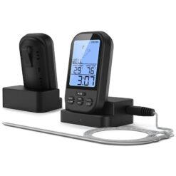 Wireless barbecue thermometer