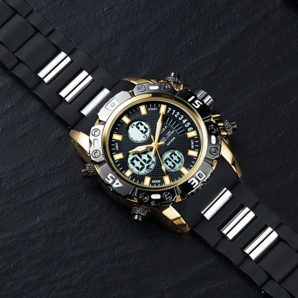 Electronic double display quartz watch - Image 5