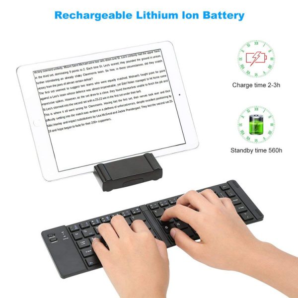 Foldable Keyboard Mini Bluetooth Wireless Keyboard - Image 5