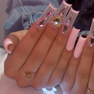 French Tip Fake Nails - Easy Apply Nail Patch Kit