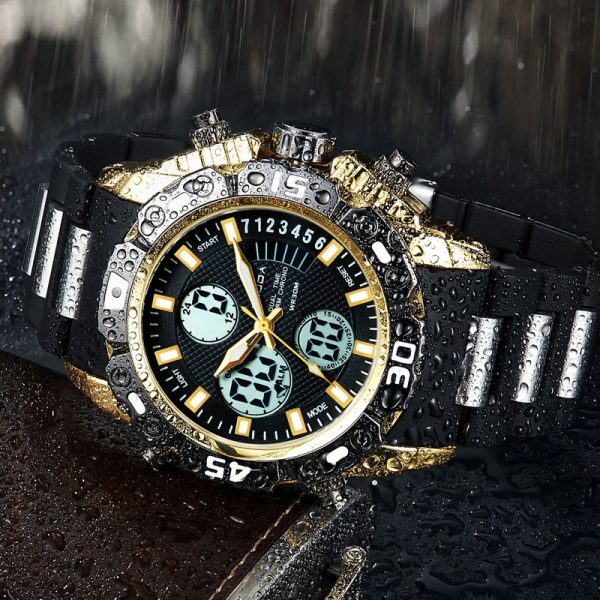 Electronic double display quartz watch - Image 2