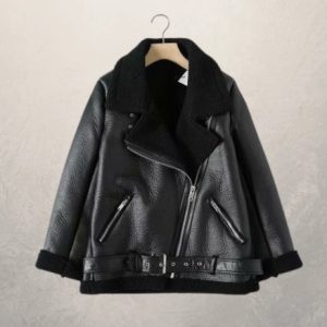 Women's jacket leather jacket