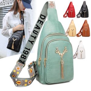 Embroidery Chest Bags For Women