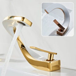 Cold And Hot All Copper Washbasin Tap