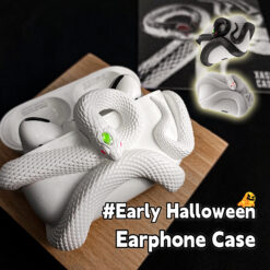 Creative Horrible Snake Wireless Earphone Case