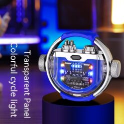 GYRO Electronic Pulse Lighter - Rechargeable, Windproof, and Flameless