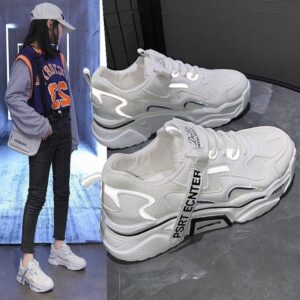 Women's Spring Sneakers - Lightweight & Chunky Platform Fashion Casual Shoes