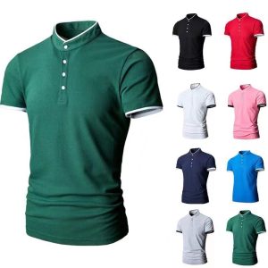 Men's Summer Casual Multi-Color Short Sleeve Shirt - Vibrant Tee