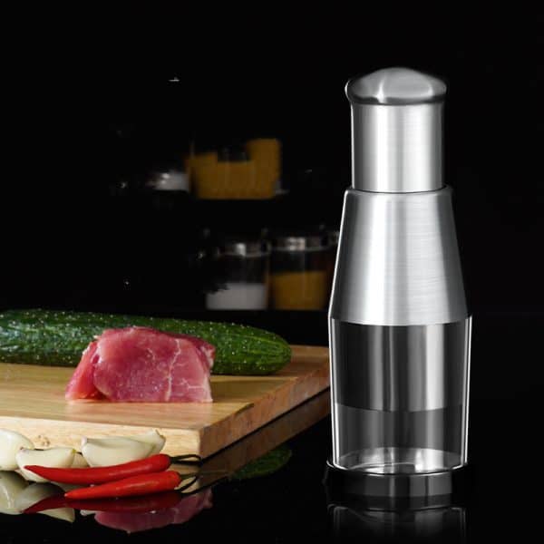 Manual Garlic Crusher, Onion Chopper, and Vegetable Chopper - 3-in-1 Kitchen Gadget - Image 2