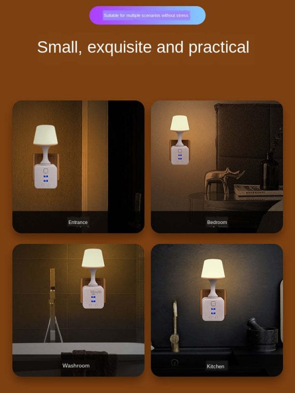 Remote Control Night Light - Luminous LED Lamp with Color Changing and Dimming Functions - Image 4