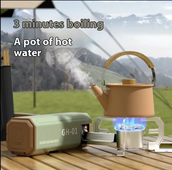 Portable Outdoor Camping Stove - Folding Collapsible Design for Backpacking