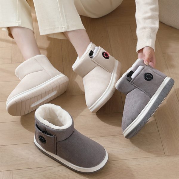 Rechargeable Electric Heating Shoes - Warm Winter Foot Warmer with Temperature Regulation - Image 3