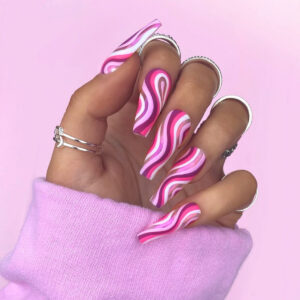 Detachable Press-On Nails - Artistic Wearable Fake Nails for Women