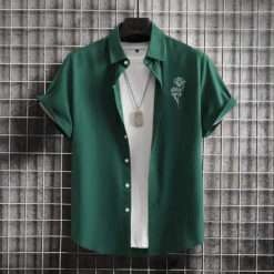 Men's 3D Striped Hawaiian Shirt - Relaxed Fit, Short Sleeve, Summer Fashion