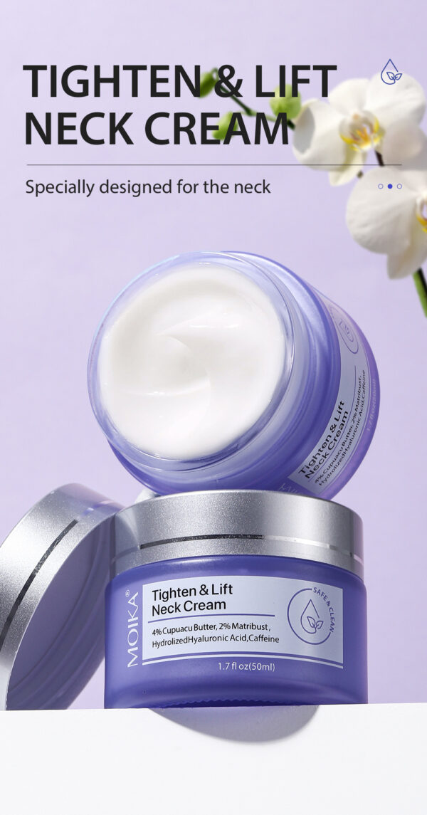 Anti-Aging Neck Cream - Tightening & Firming Wrinkle Removal for Smooth Necklines - Image 5