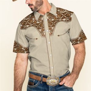 3D Personalized Printing Summer Short Sleeve Lapel T-Shirt