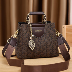 Women's Vintage Fashion Print Handbag - Unique Boho Chic Design with Adjustable Strap