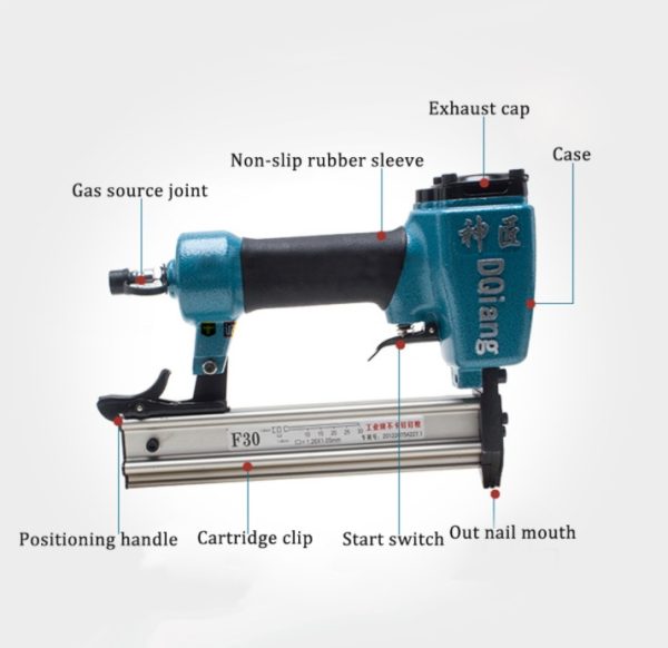 F30 Straight Air Nailer for Woodworking - Pneumatic Nailing Tool - Image 4