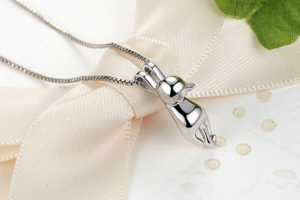Adorable Cat Jewelry Set - Ring, Earrings, Necklace - Image 9