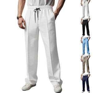 Men's Breathable Jogging Trousers Casual Sports Business Pants