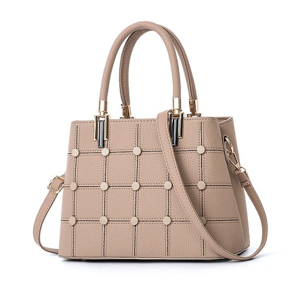 Rivet Handbag - Stylish and Durable Women's Handbag with Metal Rivets - Image 4