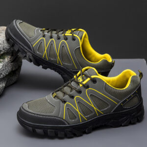 Spring and Summer Mesh Breathable Plus Size Outdoor Casual Shoes Men's Lace Up Sneaker